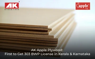 AK Apple Plywood: First to Get 303 BWP Plywood License in Kerala & Karnataka