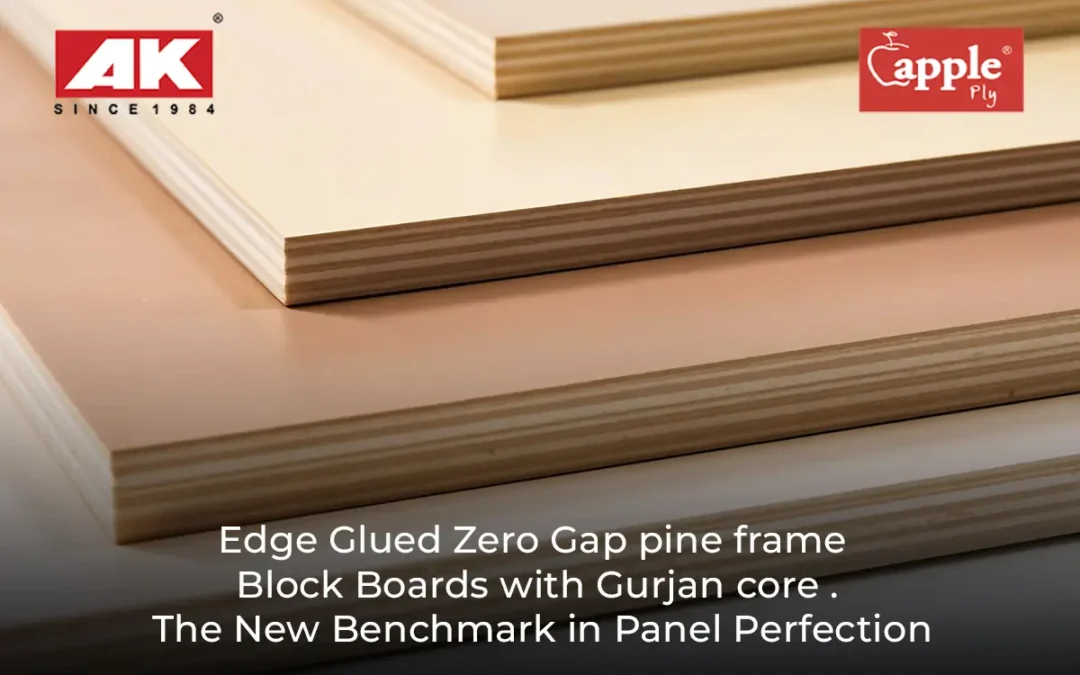 Edge-Glued Zero Gap Pine Frame Block Boards with Gurjan Core. The New Benchmark in Panel Perfection