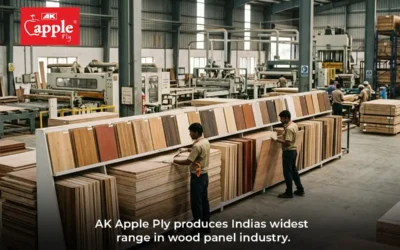 AK Apple Ply produces Indias widest range in wood panel industry