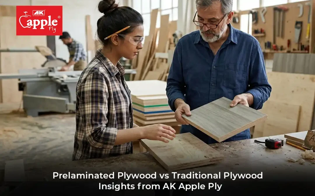 Melamine Paper prelaminated plywood vs traditional plywood